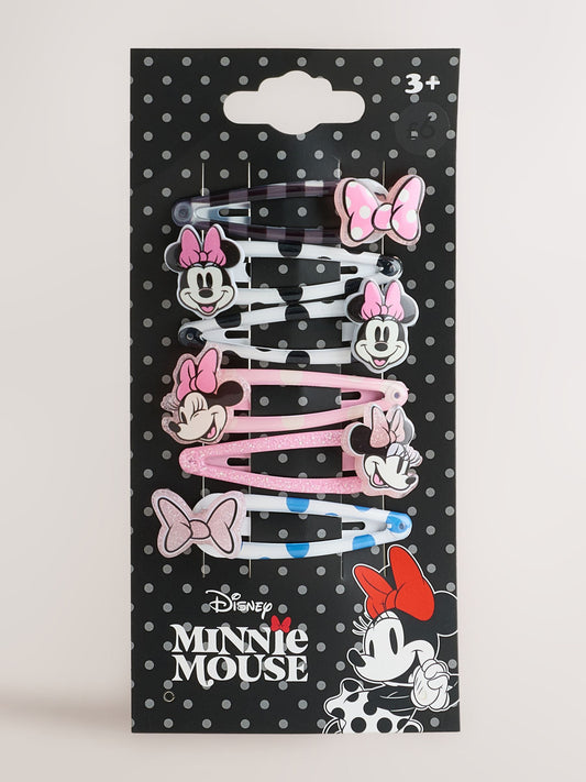 Pink Minnie Mouse Hair Clips image 1
