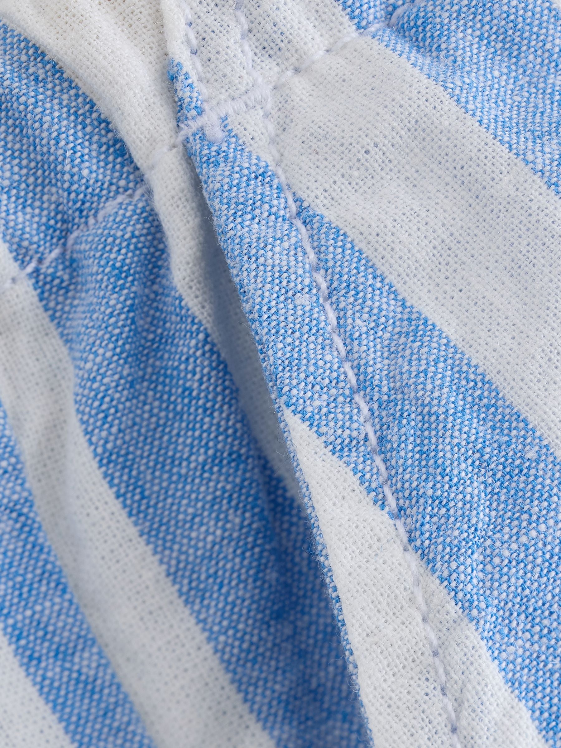 Dsiney Kidz - Blue Stripe Linen Blend Pull On Shorts (3mths-7yrs) image 7
