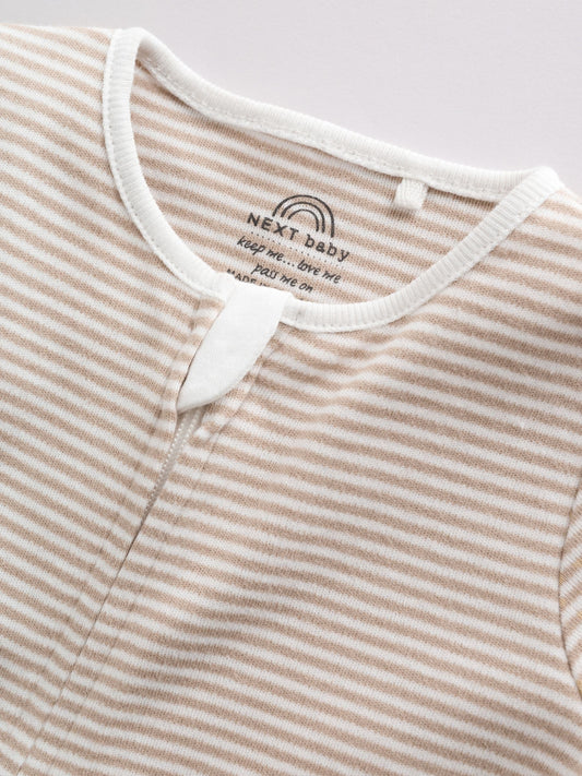 Ecru White Baby Rompers 3 Pack (0mths-3yrs) image 3