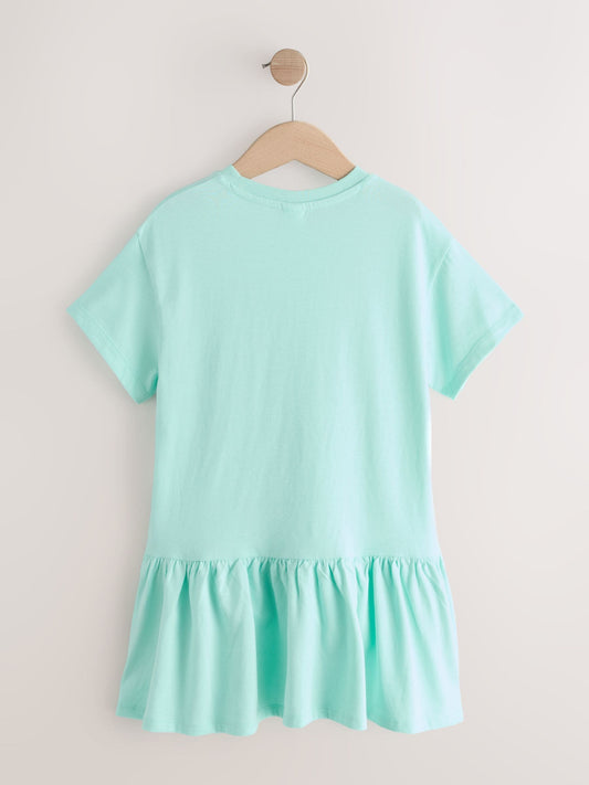 Mint Green T-Shirt Dress (3-16yrs) image 2