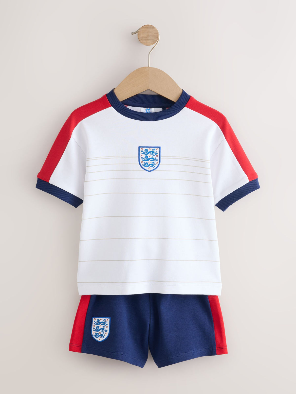 Dsiney Kidz - White England Football Shirt and Short Set (3mths-3yrs) image 6
