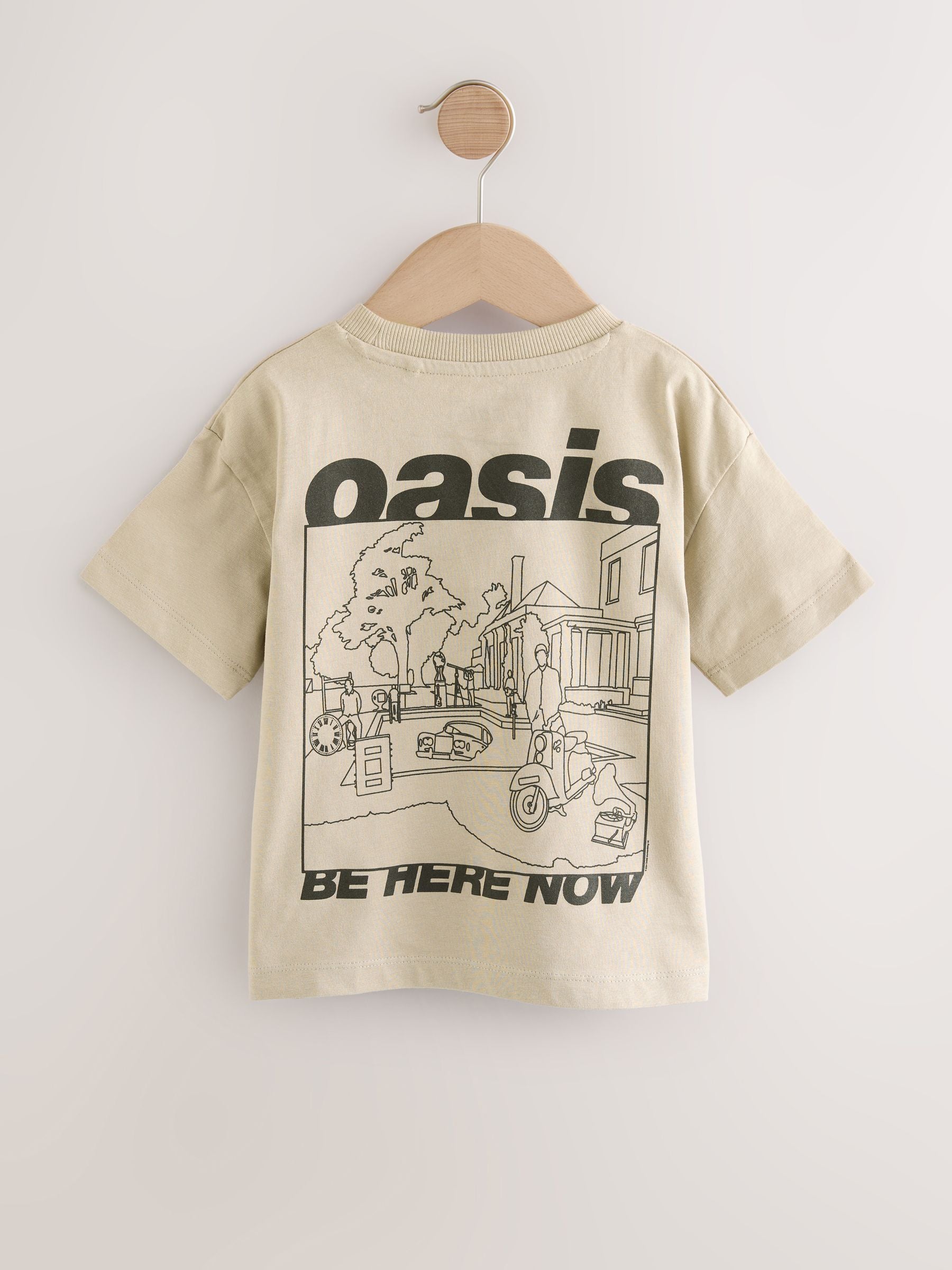 Oasis Stone Short Sleeve Band Graphic T-Shirt (3mths-8yrs) image 5