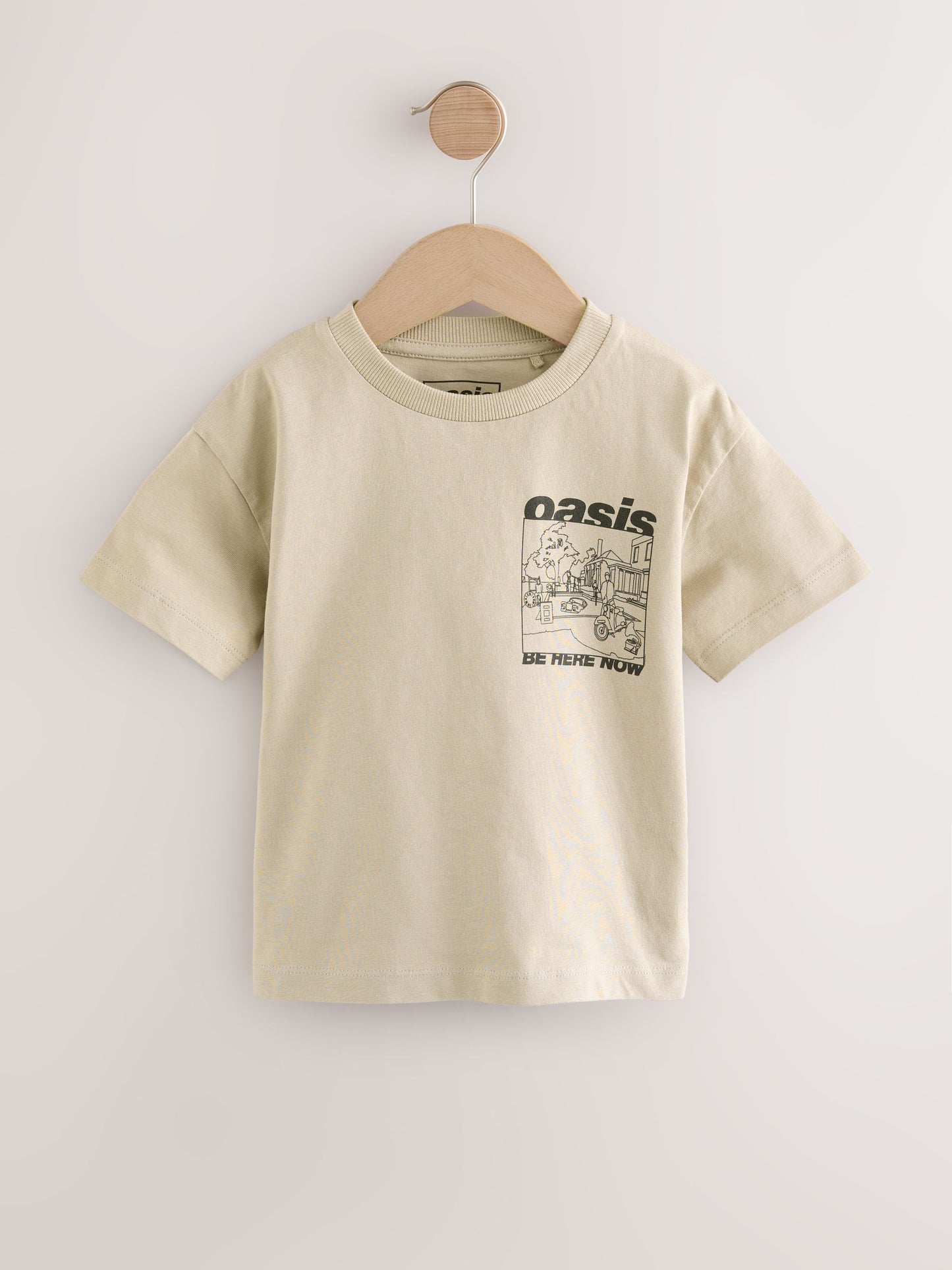 Oasis Stone Short Sleeve Band Graphic T-Shirt (3mths-8yrs) image 6