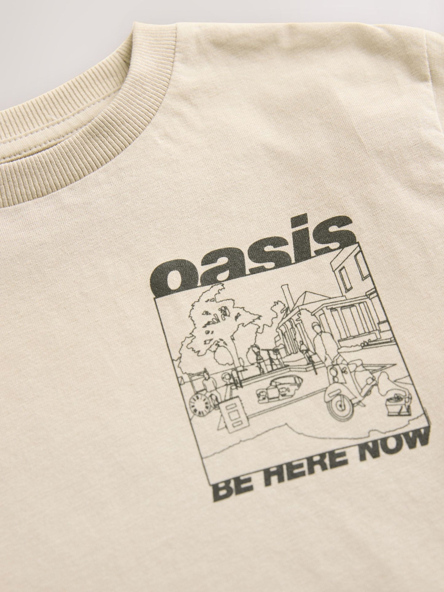 Oasis Stone Short Sleeve Band Graphic T-Shirt (3mths-8yrs) image 7
