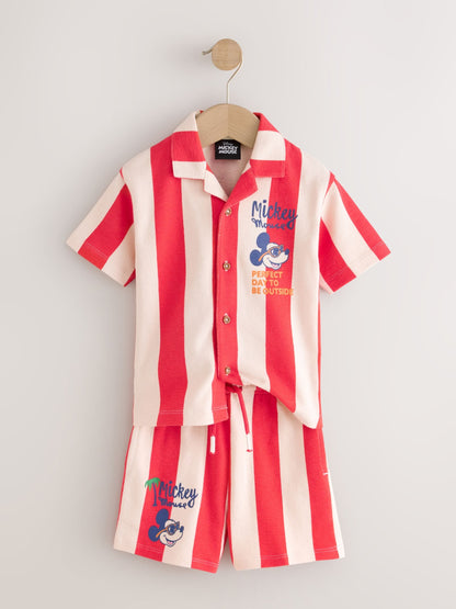 Red Mickey Mouse T-Shirt and Shorts Set (3mths-8yrs) image 6