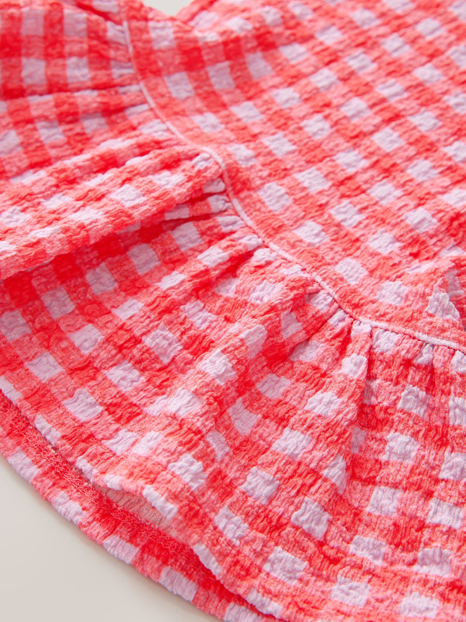 Dsiney Kidz - Fruit Graphic/Red Gingham T-Shirt and Frill Hem Trousers Set (3-16yrs) image 8