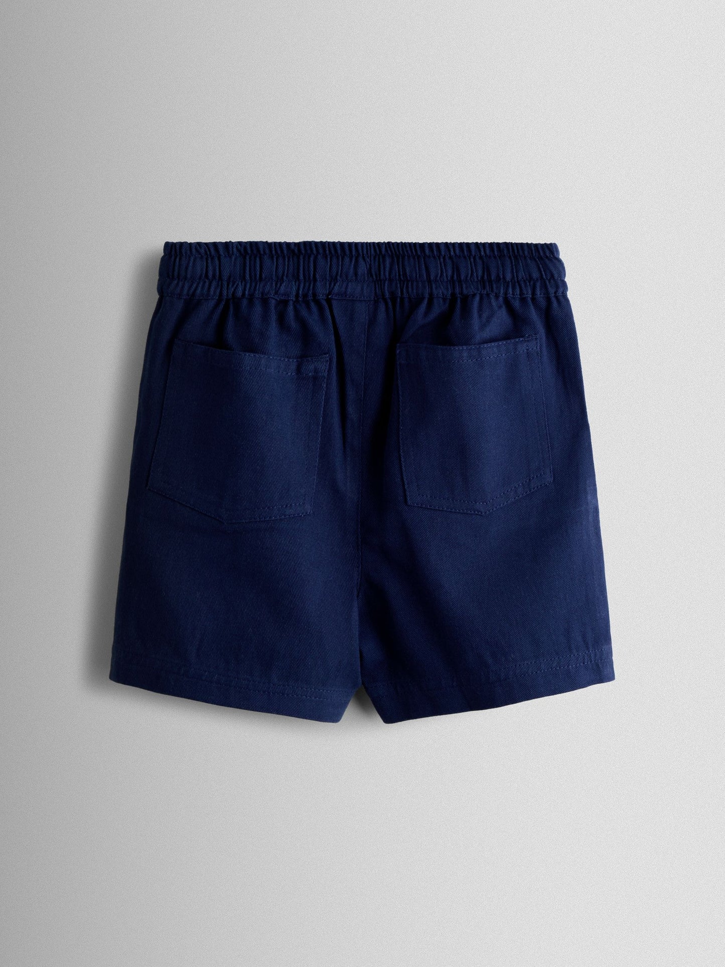 JoJo Maman Bébé Blue Zig Zag Textured Shirt & Shorts Resort Set image 6