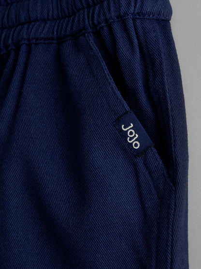 JoJo Maman Bébé Blue Zig Zag Textured Shirt & Shorts Resort Set image 8