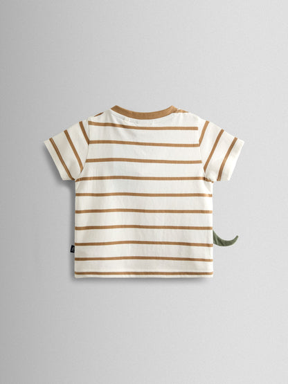 Dsiney Kidz - JoJo Maman Bébé Green 2-Piece Appliqué T-Shirt & Shorts Set image 4