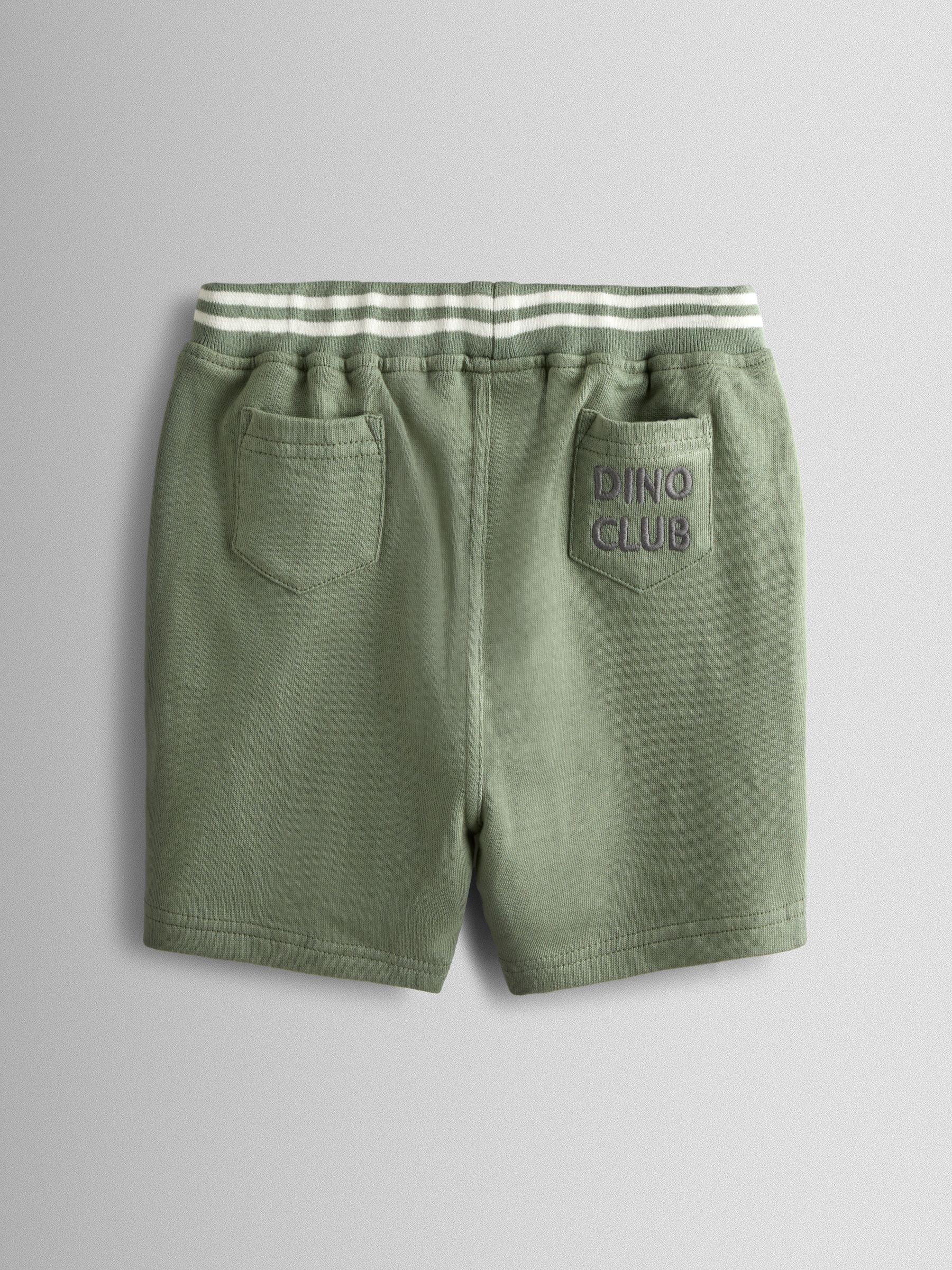Dsiney Kidz - JoJo Maman Bébé Green 2-Piece Appliqué T-Shirt & Shorts Set image 6