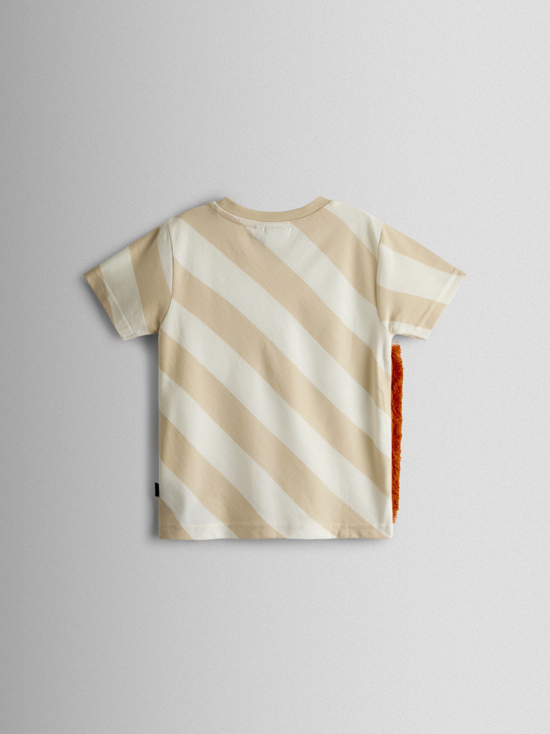 JoJo Maman Bébé Natural Giraffe Appliqué T-Shirt image 2