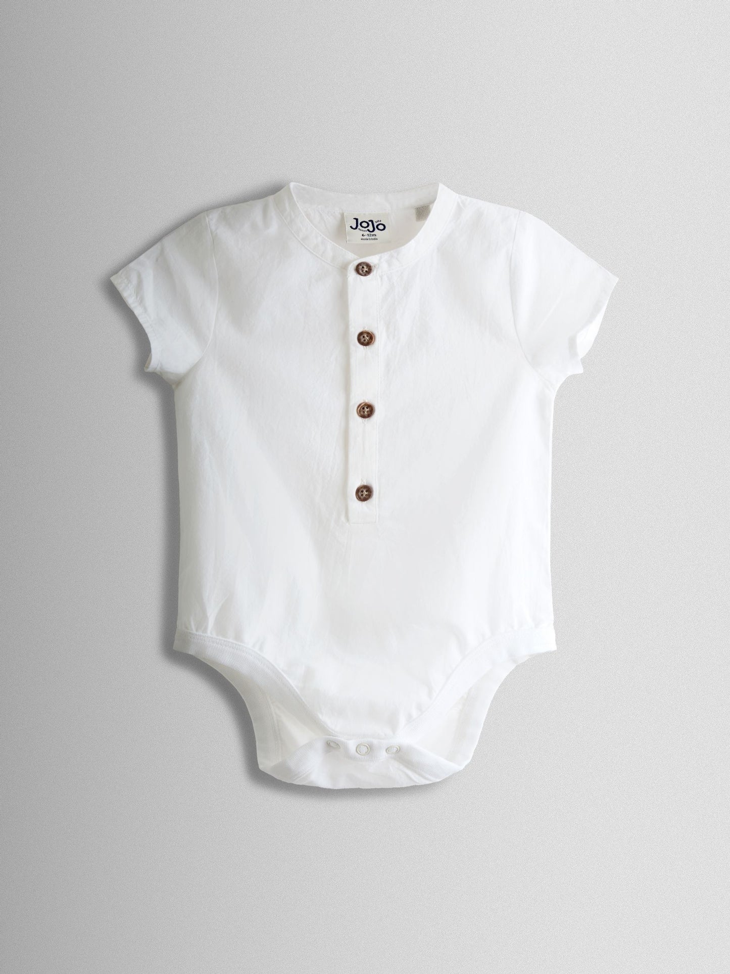 JoJo Maman Bébé Navy Blue Grandad Shirt & Shorts Set 2 Piece image 4