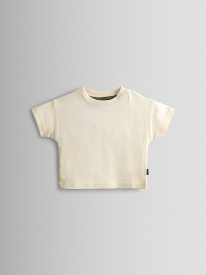 JoJo Maman Bébé Green 3-Piece Stripe Dungarees & T-Shirt Set with Hat image 4