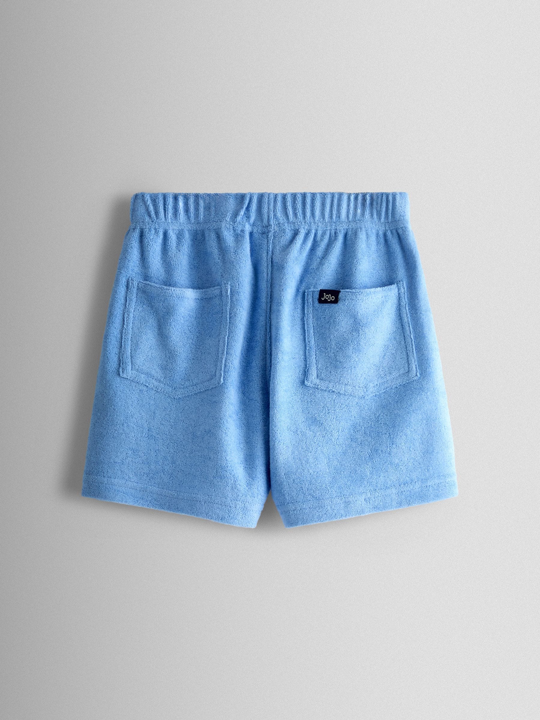 JoJo Maman Bébé Blue Crab 2-Piece Toweling Shirt & Shorts Set image 6