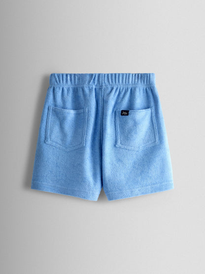 JoJo Maman Bébé Blue Crab 2-Piece Toweling Shirt & Shorts Set image 6
