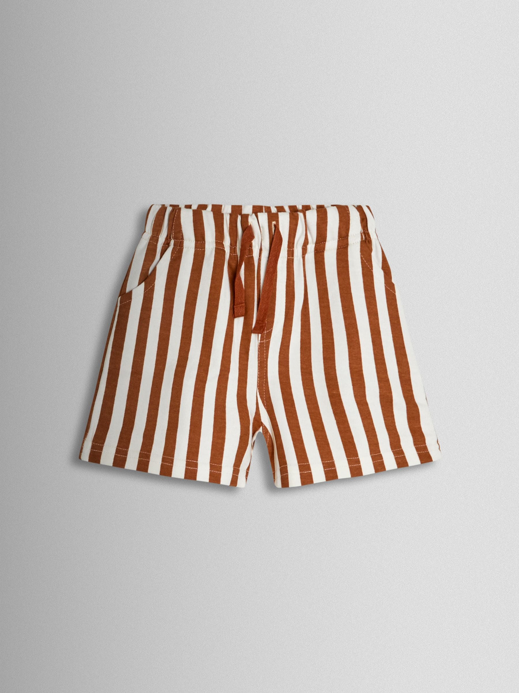 JoJo Maman Bébé Tan Brown Safari Printed T-Shirt & Shorts Set image 4