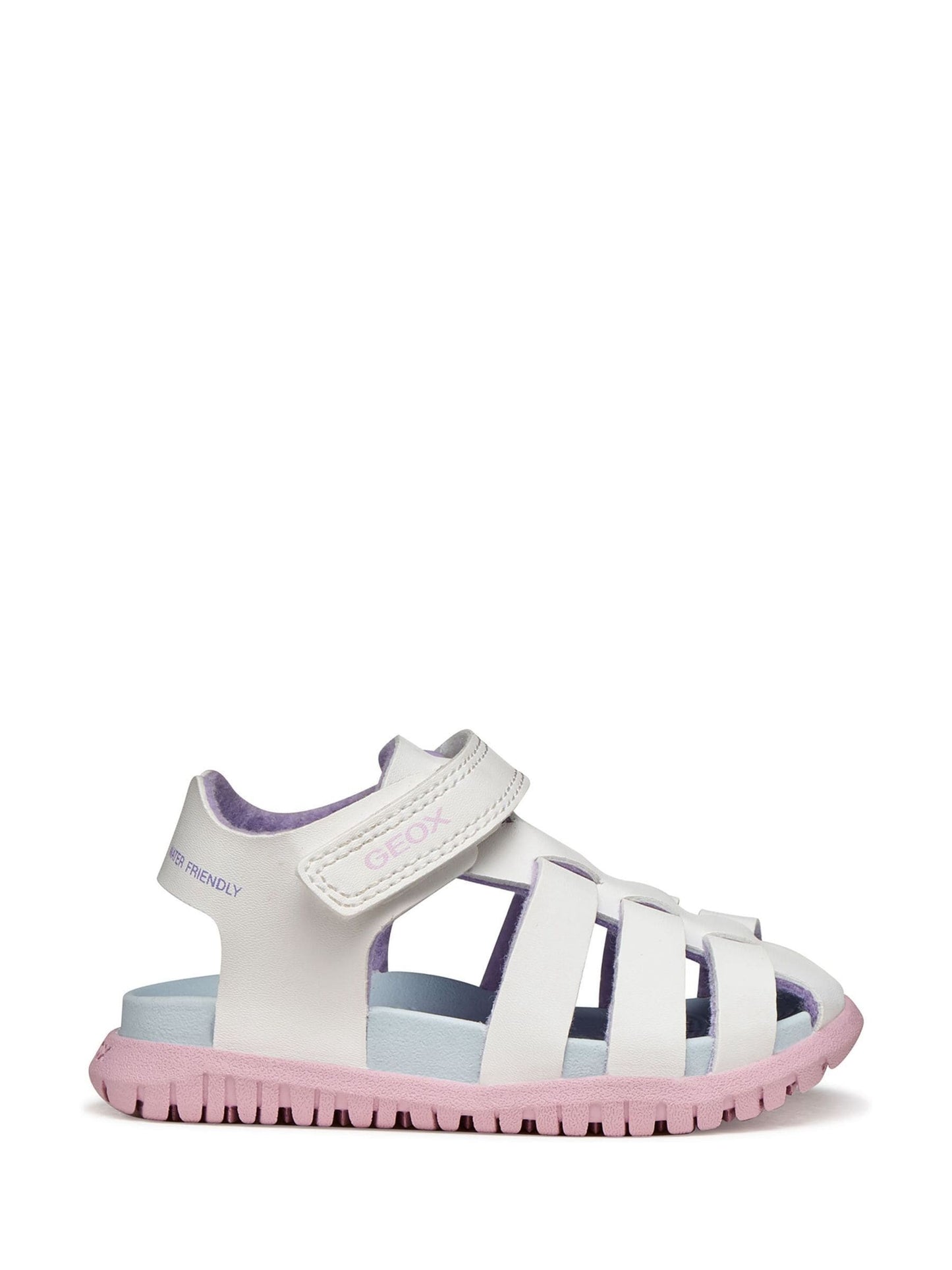 Geox White B Sandal Fusbetto image 1