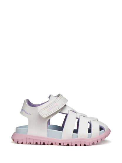 Geox White B Sandal Fusbetto image 1