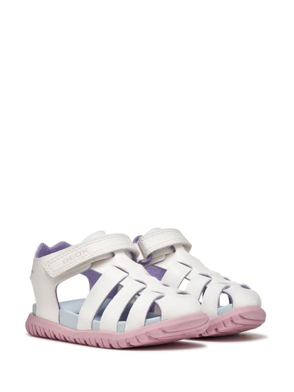 Geox White B Sandal Fusbetto image 2