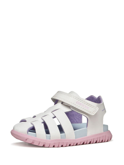 Geox White B Sandal Fusbetto image 3