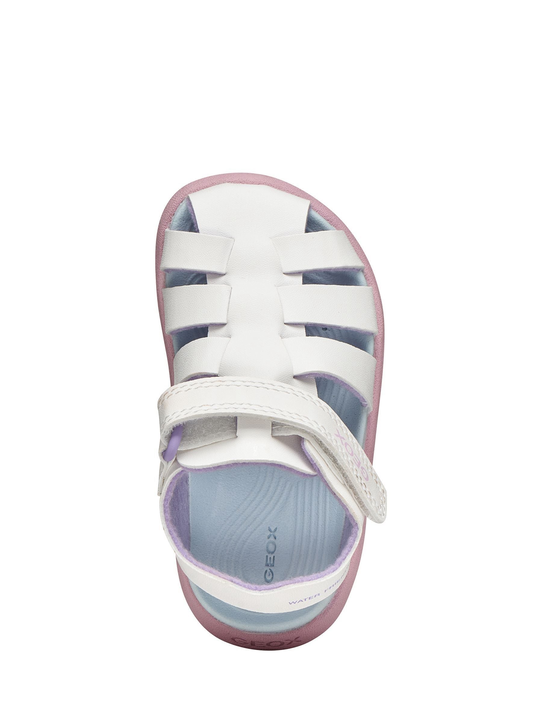 Geox White B Sandal Fusbetto image 4