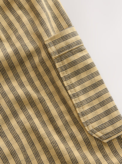 Yellow Print Side Pocket Wide Trousers (3mths-7yrs) image 5