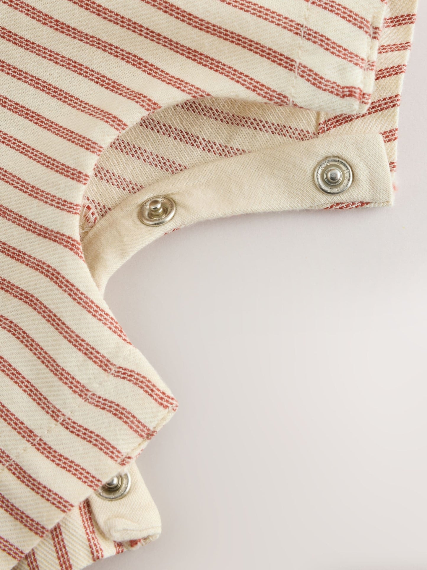 Brown Stripe Woven Dungarees and Bodysuit Set (0mths-2yrs) image 6