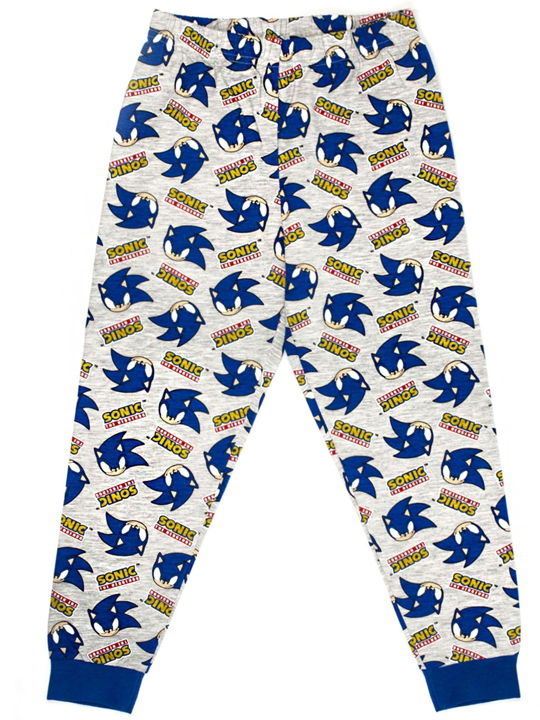 Dsiney Kidz - Vanilla Underground Blue Sonic The Hedgehog Long Sleeve Leg Pyjamas Set image 3