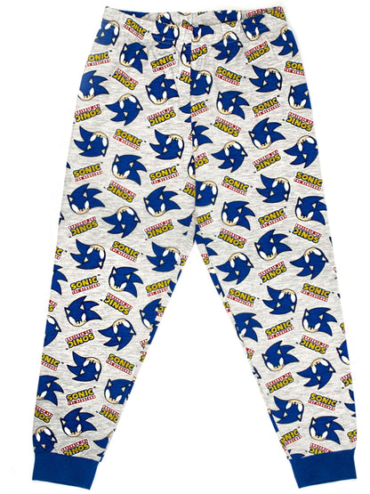 Dsiney Kidz - Vanilla Underground Blue Sonic The Hedgehog Long Sleeve Leg Pyjamas Set image 3