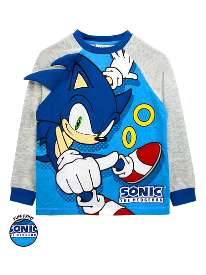 Dsiney Kidz - Vanilla Underground Blue Sonic The Hedgehog Long Sleeve Leg Pyjamas Set image 4