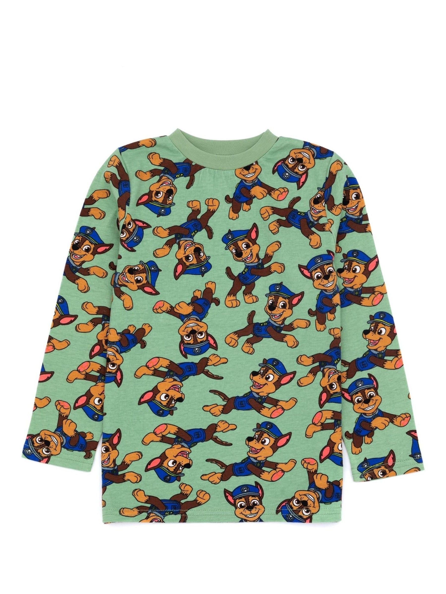 Dsiney Kidz - Vanilla Underground Green Paw Patrol Chase 3 Piece Long Sleeve Leg Pyjamas Set image 3