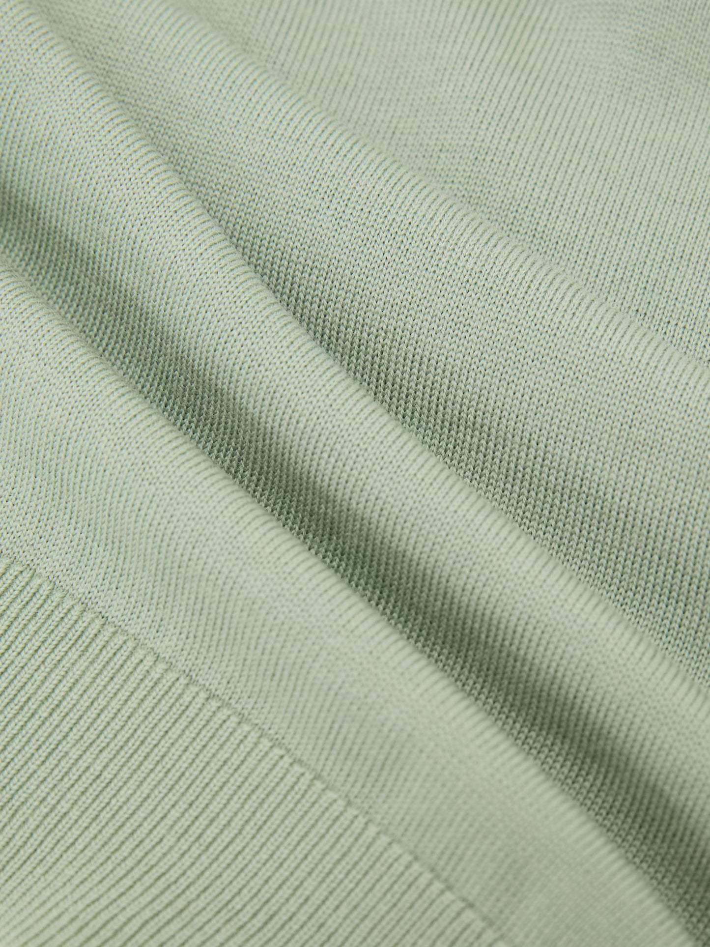 Dsiney Kidz - Reiss Light Sage Green Duchie 3-9 yrs Wool Open-Collar Polo Shirt image 4
