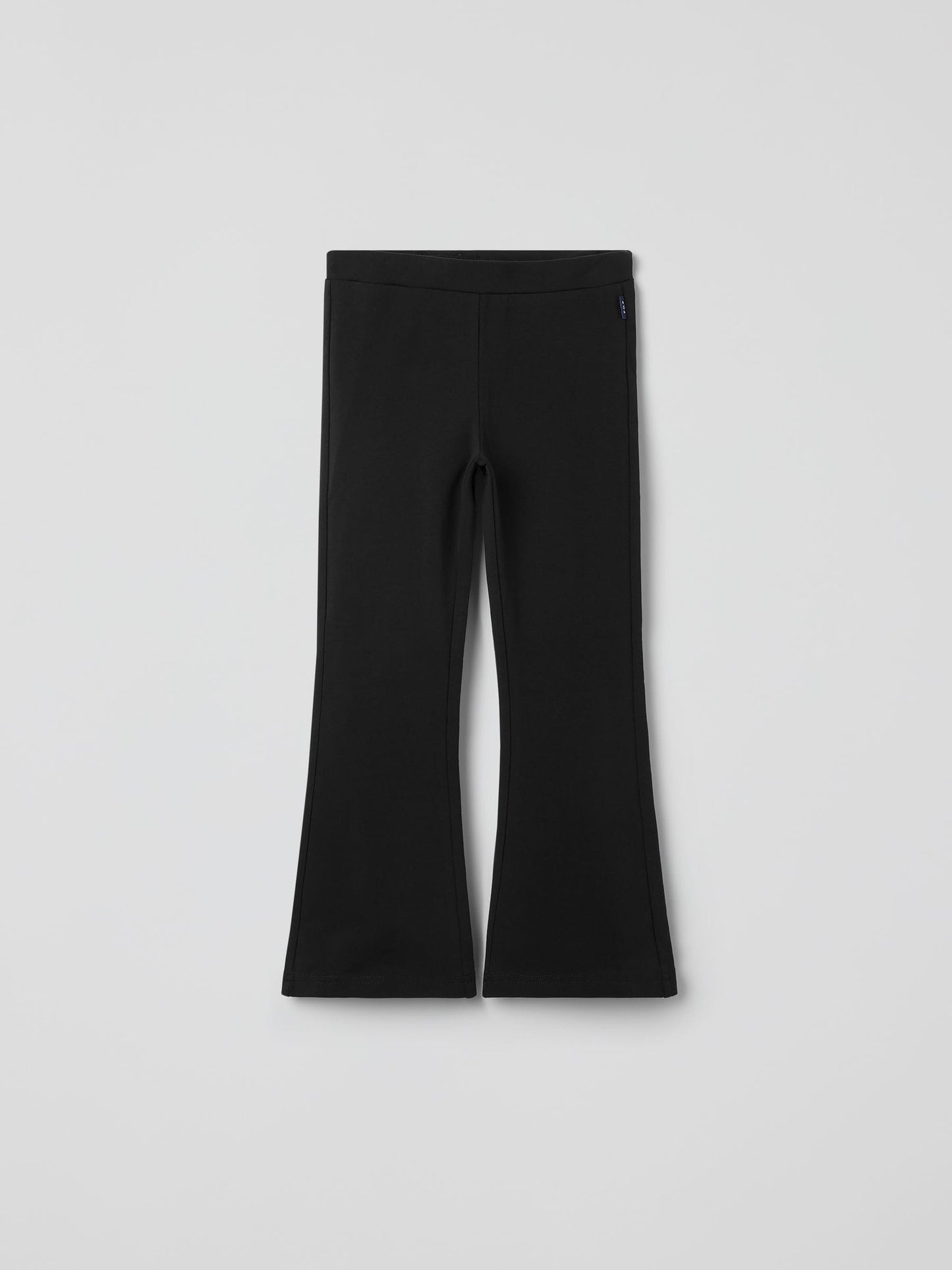 Polarn O. Pyret Black Cotton Flares Trousers image 1
