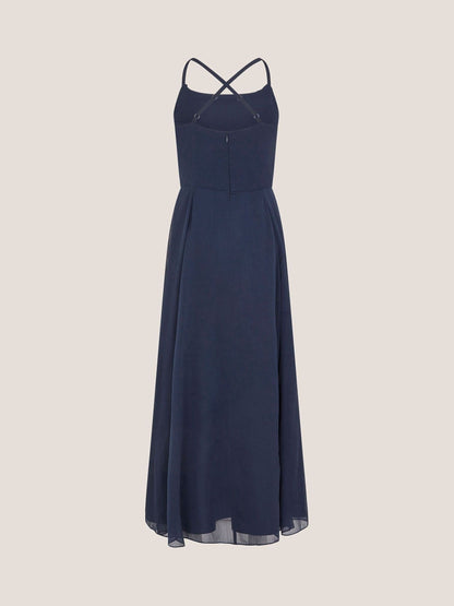 Monsoon Blue Cali Cowl Neck Prom Dress image 3