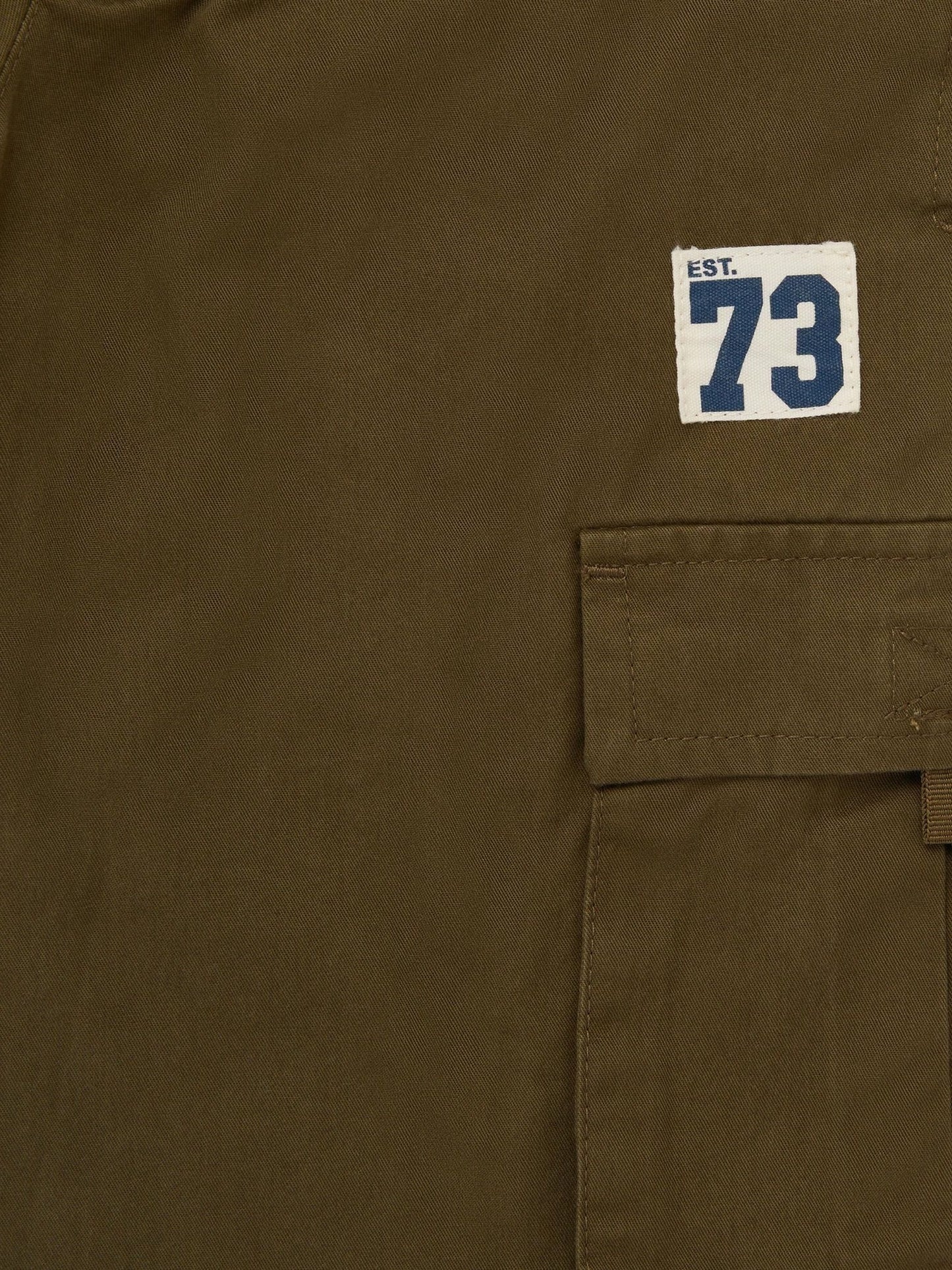 Monsoon Green Plain Cargo Trousers image 3