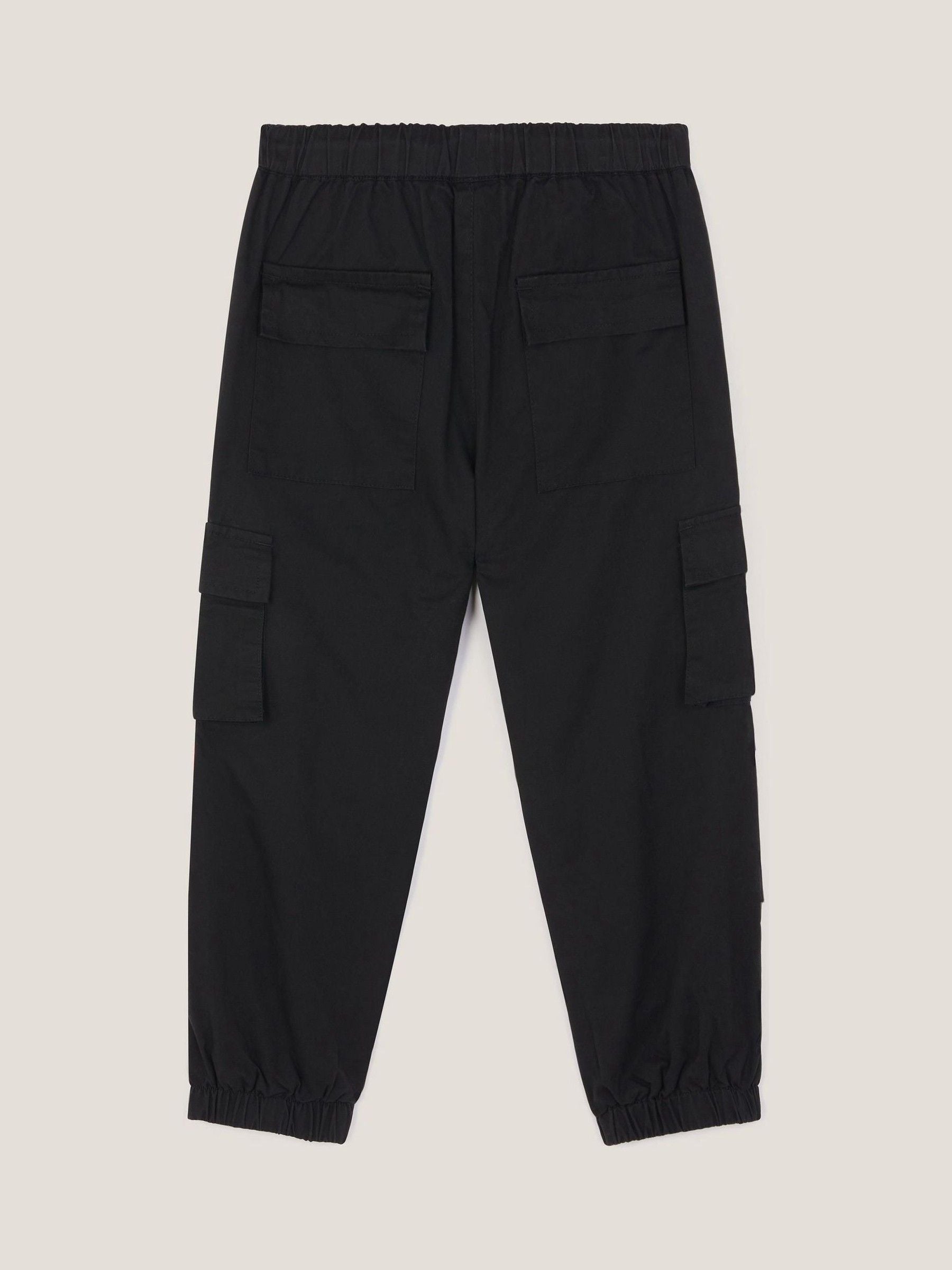Monsoon Black Plain Cargo Trousers image 2