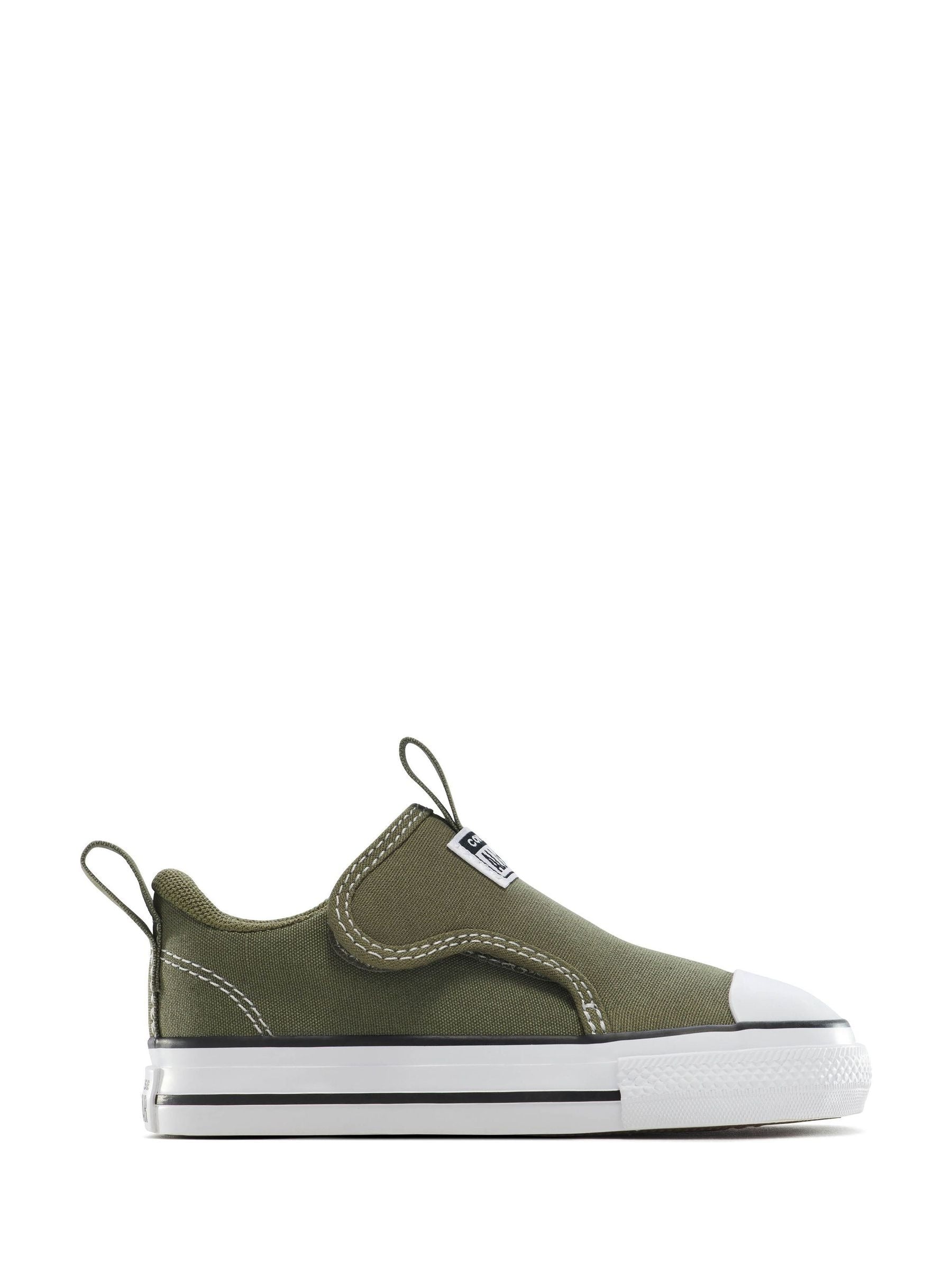 Converse Green Chuck Taylor Malden Street Slip On Trainers image 1