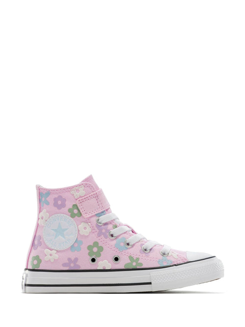 Converse Pink Chuck Taylor Easy On Bubble Flowers Trainers image 1