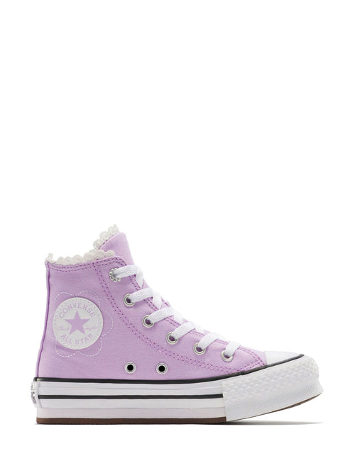 Converse Purple Chuck Taylor EVA Lift Bubble Flower Trainers image 1