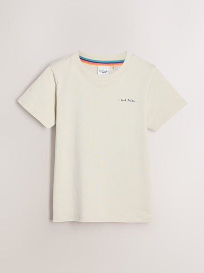 Dsiney Kidz - Paul Smith Junior Navy/Stone/Blue Signature T-Shirts 3 Pack image 4