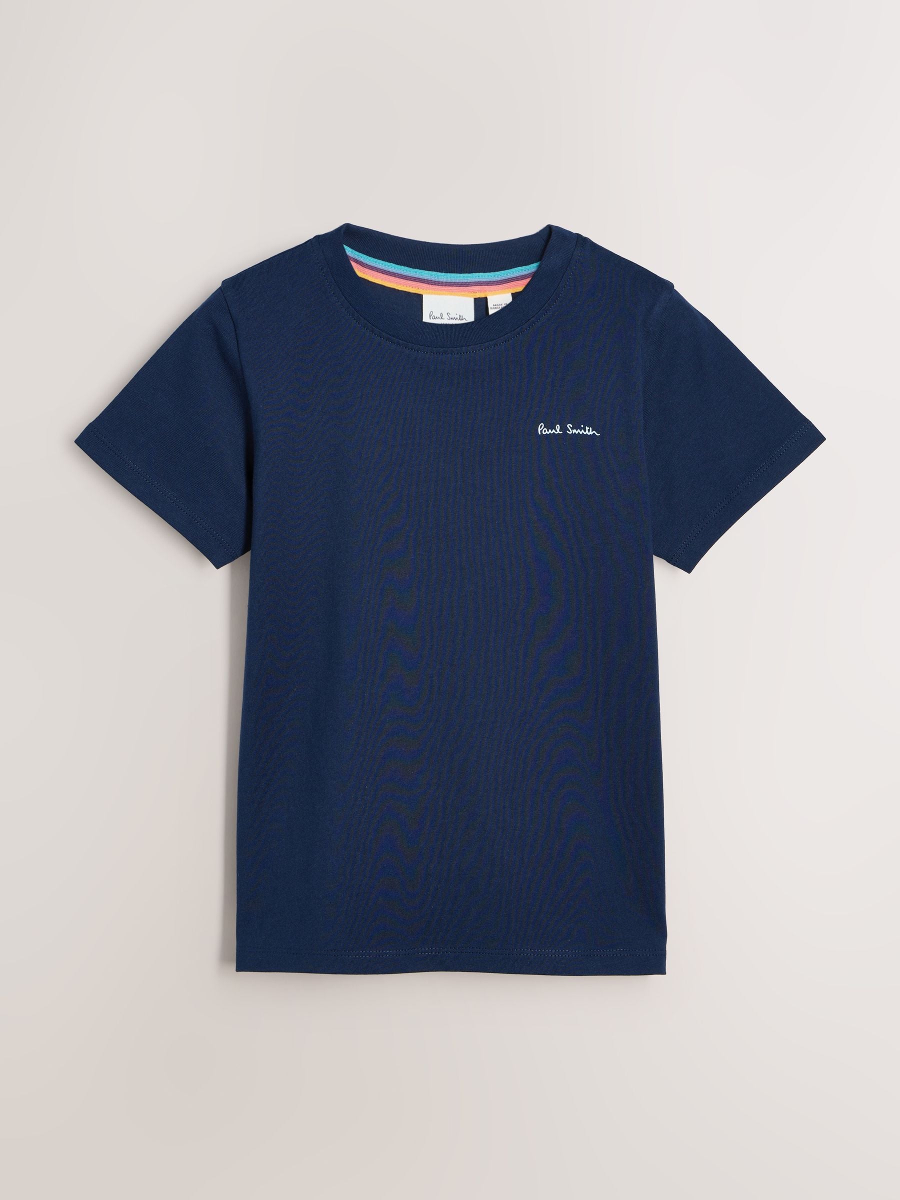 Dsiney Kidz - Paul Smith Junior Navy/Stone/Blue Signature T-Shirts 3 Pack image 5