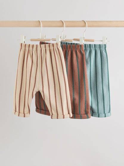 Minerals Baby Straight Leg Joggers 3 Pack (0mths-2yrs) image 2