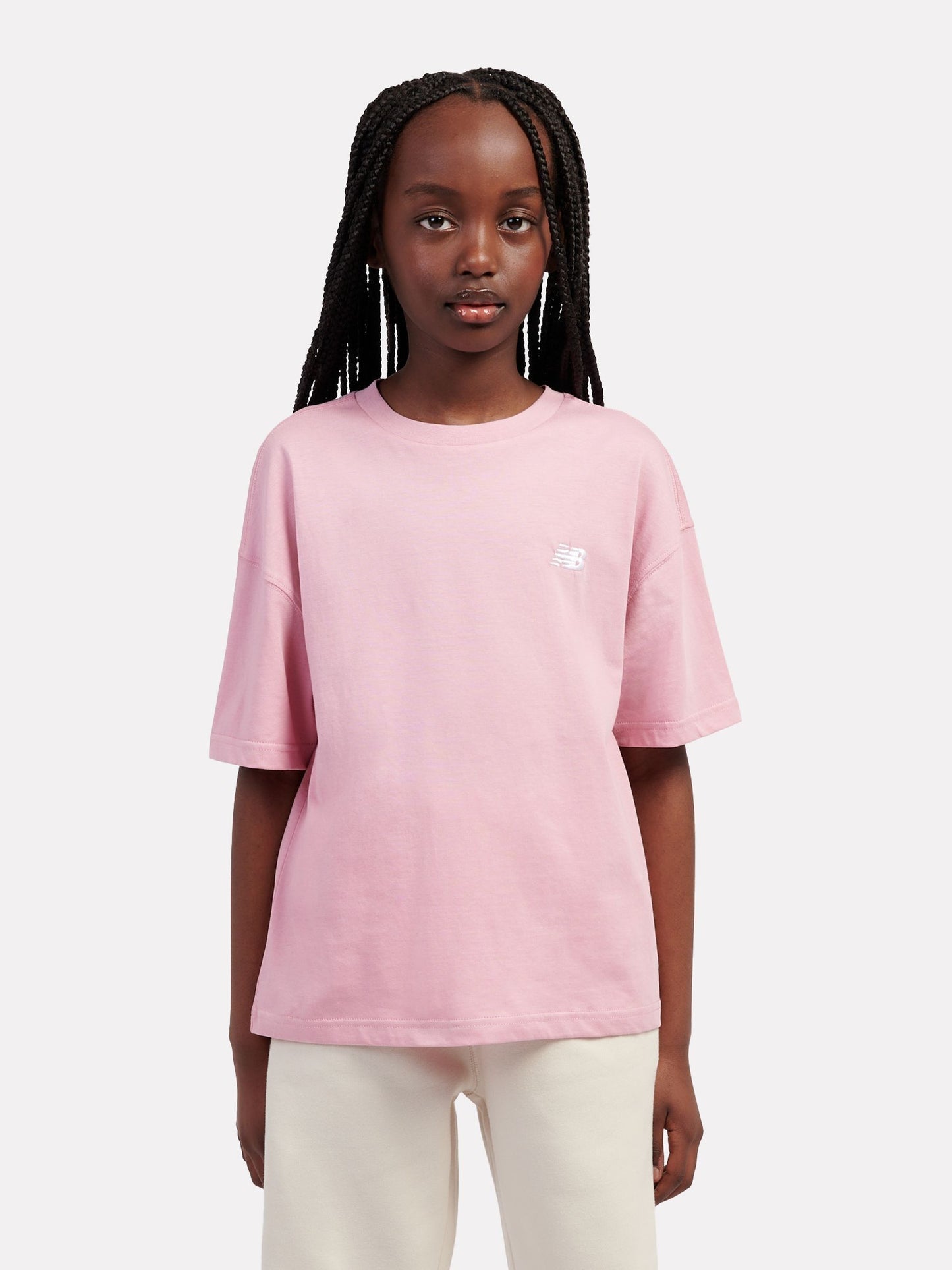 Dsiney Kidz - New Balance Pink Logo 100% Cotton Short Sleeve T-Shirt image 2