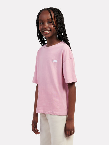 Dsiney Kidz - New Balance Pink Logo 100% Cotton Short Sleeve T-Shirt image 3