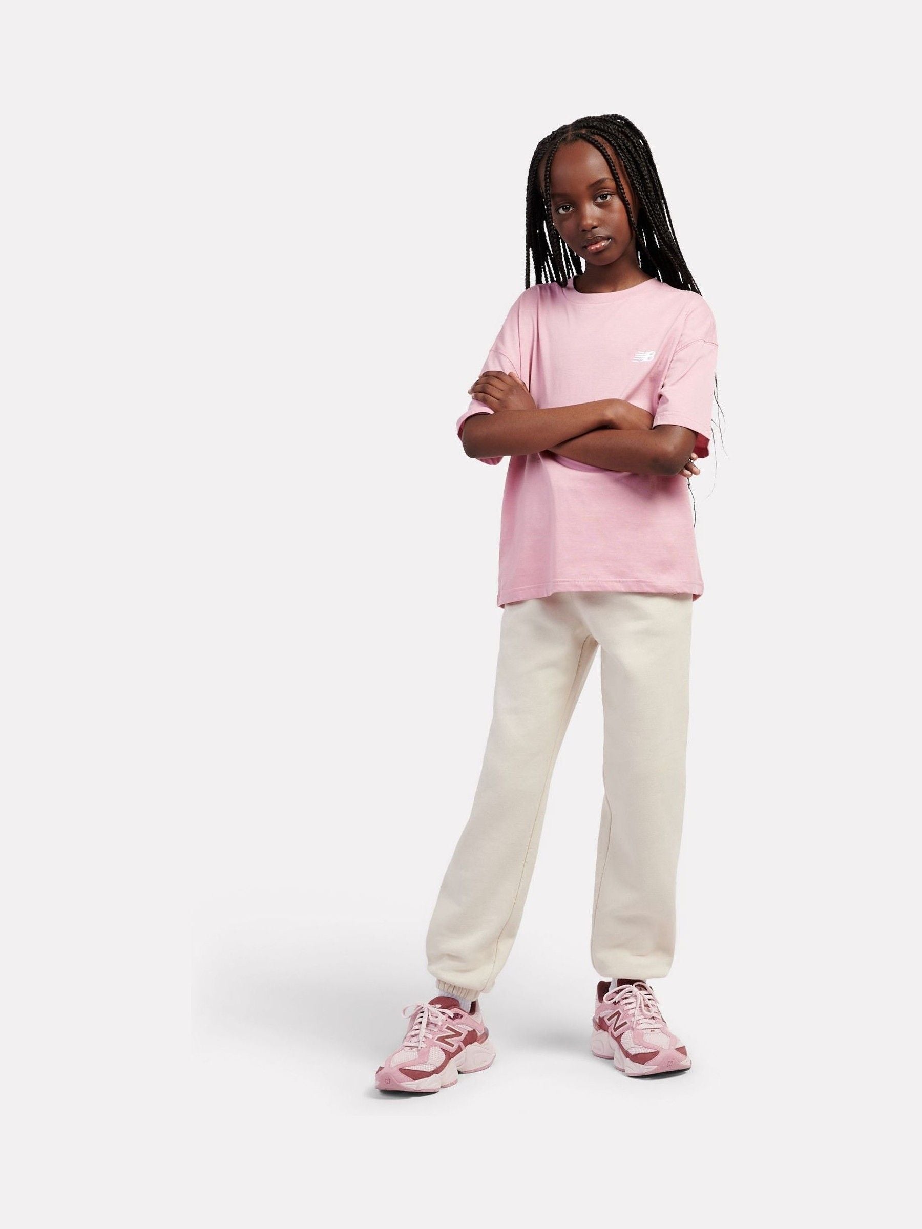 Dsiney Kidz - New Balance Pink Logo 100% Cotton Short Sleeve T-Shirt image 5