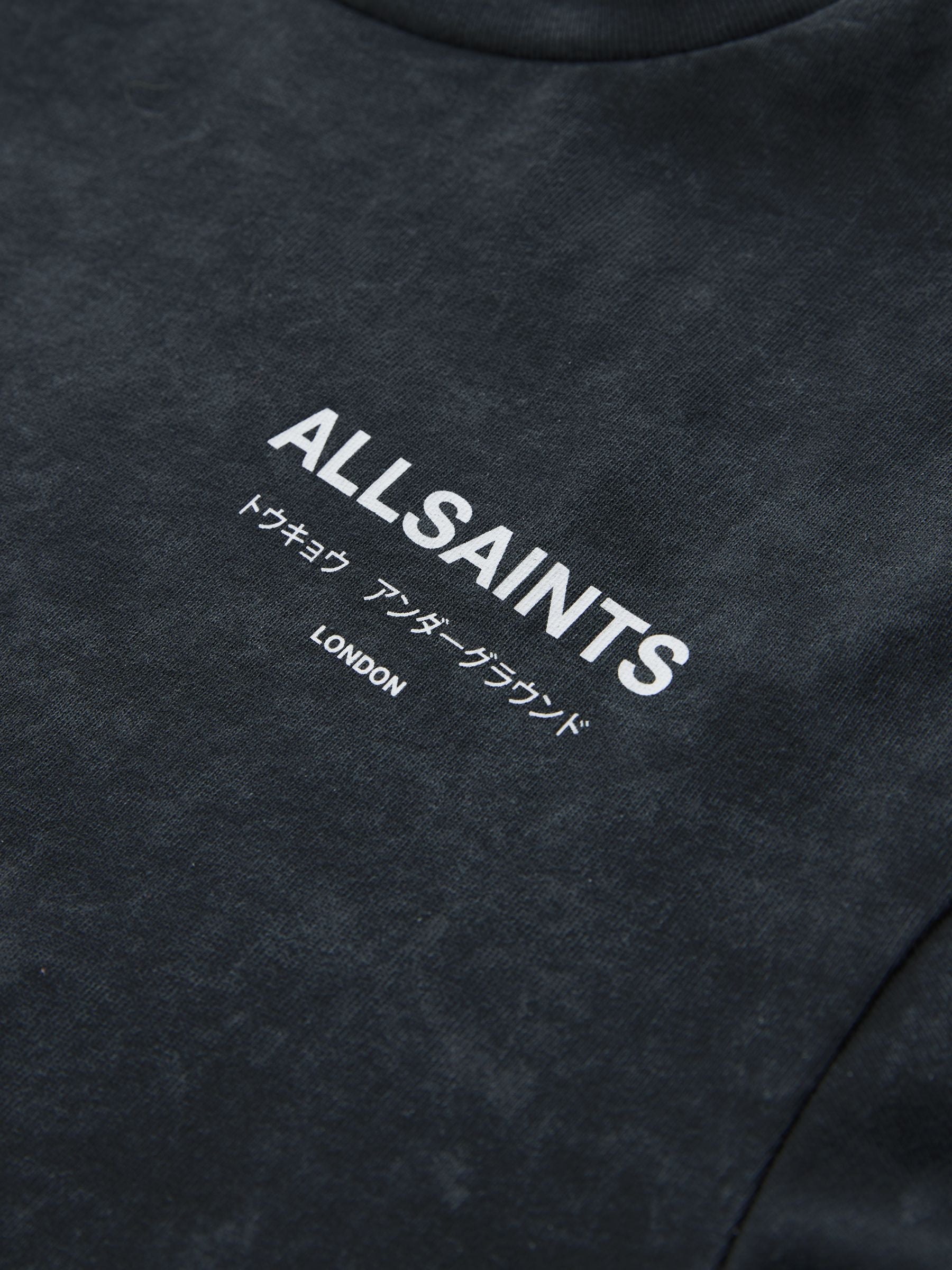 Dsiney Kidz - smALLSAINTS Washed Charcoal Grey Underground T-Shirt and Sweat Shorts Set image 13