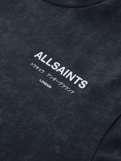Dsiney Kidz - smALLSAINTS Washed Charcoal Grey Underground T-Shirt and Sweat Shorts Set image 13