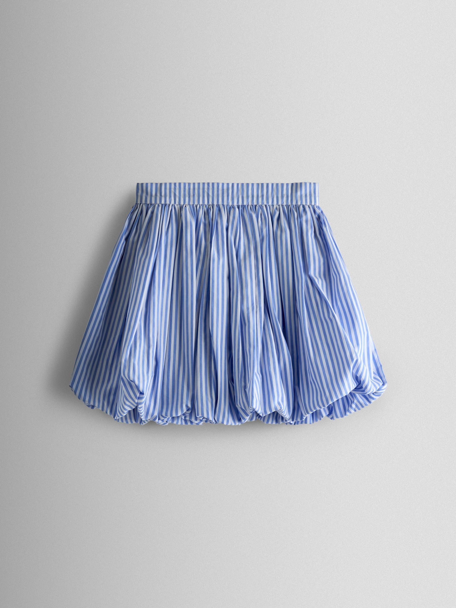JoJo Maman Bébé Blue Cherry Applique Tshirt & Bubble Hem Skirt Set image 5