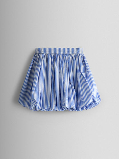 JoJo Maman Bébé Blue Cherry Applique Tshirt & Bubble Hem Skirt Set image 5