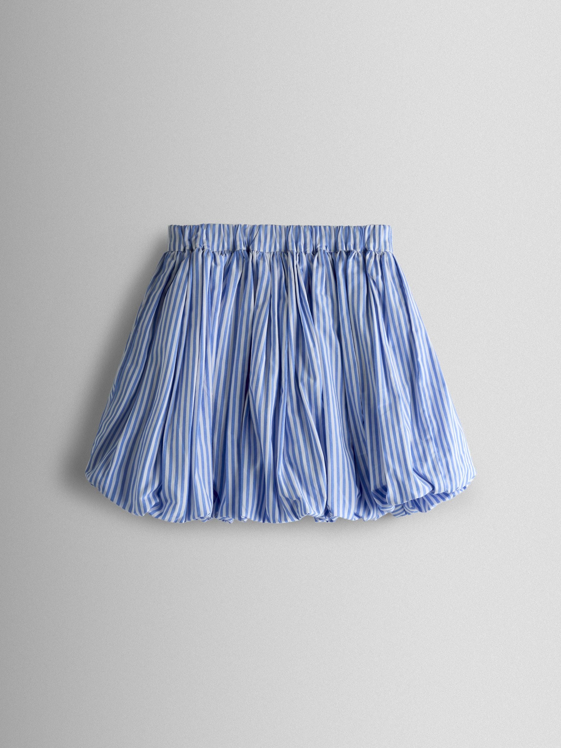 JoJo Maman Bébé Blue Cherry Applique Tshirt & Bubble Hem Skirt Set image 6